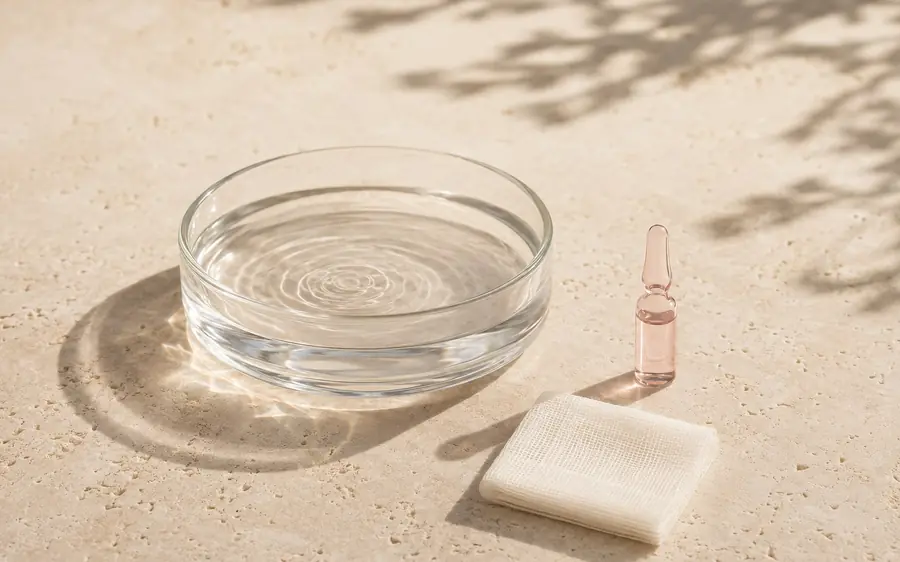 Abstract editorial depiction of Arumi skin quality elements
